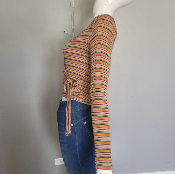 Urban Outfitters Winston Wrapped Crop Top, VGUC, Size XS - Picture 3 of 8